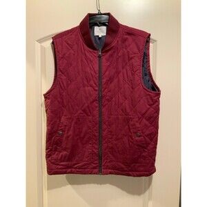Burgundy Construct Men’s Quilted Vest Style RN114831